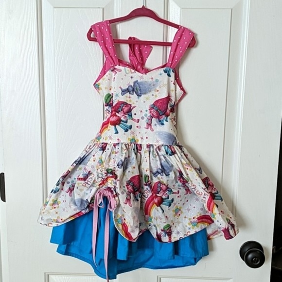 Custom made Trolls party dress - Picture 1 of 8